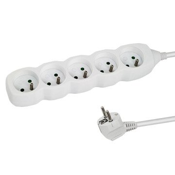 Esperanza ELK207W Power strip 5GN/1.5M White Esperanza ELK207W Power strip 5GN/1.5M White