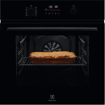 Electrolux EOF6P76BZ 65-litre built-in pyrolytic oven, black