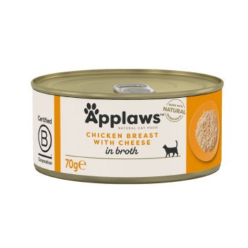 APPLAWS Chicken breast with cheese - wet cat food - 70g