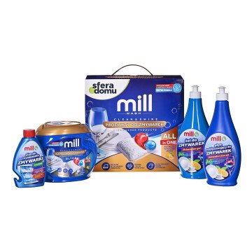 Zestaw chemii do zmywarek Mill Zestaw chemii do zmywarek Mill