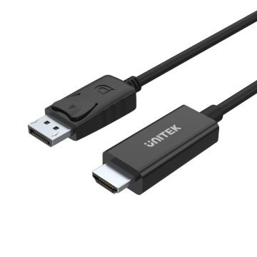 UNITEK Y-5118CA video cable adapter 1.8 m HDMI Type A (Standard) DisplayPort Black UNITEK Y-5118CA video cable adapter 1.8 m HDMI Type A (Standard) DisplayPort Black