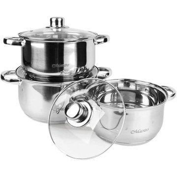 MAESTRO MR-2020-6M Cookware set 6 pieces MAESTRO MR-2020-6M Cookware set 6 pieces