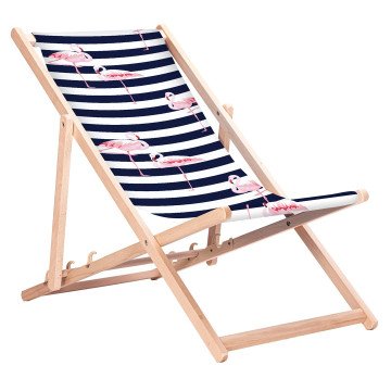 GreenBlue GB183 Classic Beech Deck Chair with GreenBlue GB183 Classic Beech Deck Chair with
