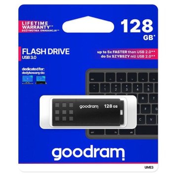 Goodram UME3 USB flash drive 128 GB USB Type-A 3.0 (3.1 Gen 1) Black Goodram UME3 USB flash drive 128 GB USB Type-A 3.0 (3.1 Gen 1) Black