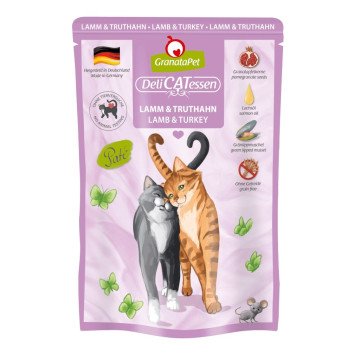 GRANATAPET DeliCATessen Lamb and turkey - wet cat food - 85g