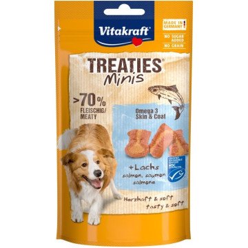 VITAKRAFT Treaties Minis Salmon - dog treat - 48 g