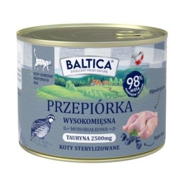 BALTICA Smaki regionów Quail - wet cat food - 185g