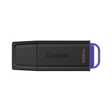 Kingston Technology DataTraveler 512GB Portable USB 3.2 Gen 1 Exodia Black/Purple