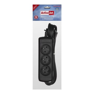 Activejet 3GNU-1,5M-C power strip with cord Activejet 3GNU-1,5M-C power strip with cord