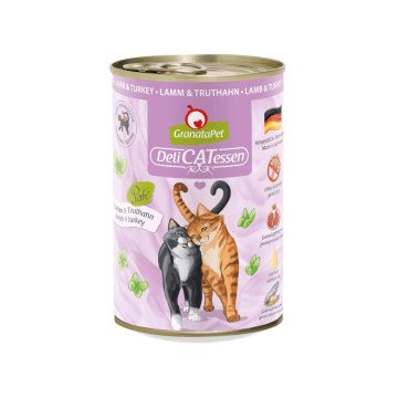 GRANATAPET DeliCATessen Lamb and turkey - wet cat food - 400g