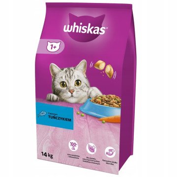 WHISKAS Adult with delicious tuna - dry cat food - 14kg WHISKAS Adult with delicious tuna - dry cat food - 14kg