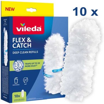 Vileda Flex&Catch dustpan refills, 10 pcs. Vileda Flex&Catch dustpan refills, 10 pcs.