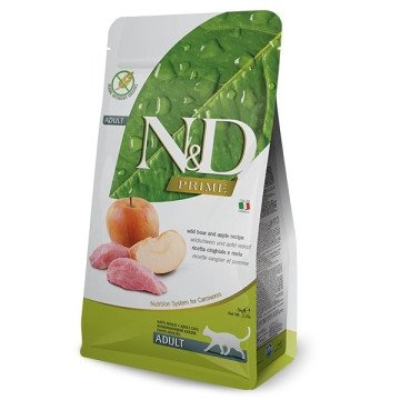 FARMINA N&D PRIME CAT WILD BOAR & APPLE ADULT - dry cat food - 5 kg FARMINA N&D PRIME CAT WILD BOAR & APPLE ADULT - dry cat food - 5 kg