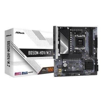 Asrock B650M-HDV/M.2 AMD B650 Socket AM5 micro ATX
