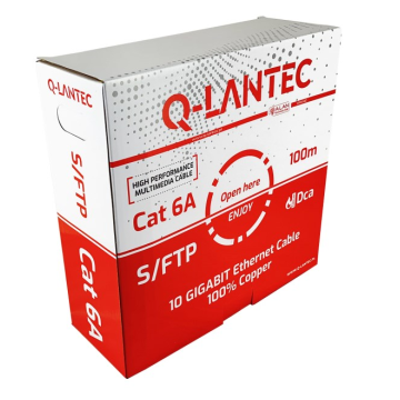 Q-LANTEC S/FTP cat.6A network cable, twisted pair, LSOH Q-LANTEC S/FTP cat.6A network cable, twisted pair, LSOH