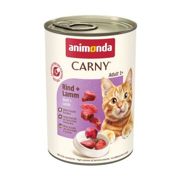 ANIMONDA Carny Adult Beef and lamb - wet cat food - 400g ANIMONDA Carny Adult Beef and lamb - wet cat food - 400g