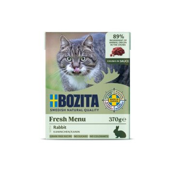 BOZITA Rabbit in Sauce - Wet Cat Food - 370g