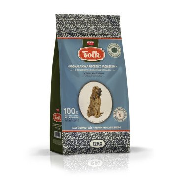 FOLK Medium and large breeds Podhale-style lamb roast with quail and parsley - dry dog food - 12kg FOLK Medium and large breeds Podhale-style lamb roast with quail and parsley - dry dog food - 12kg