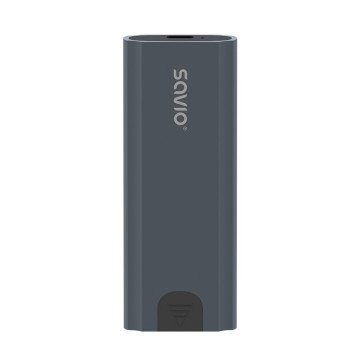Savio M.2 SSD NVMe external drive enclosure, USB-C 3.1, AK-67, grey