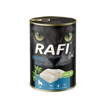 RAFI Cat Adult with cod - wet cat food - 400g RAFI Cat Adult with cod - wet cat food - 400g