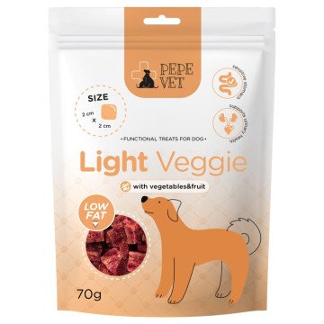 PEPE VET Light Veggie - dog treat - 70g
