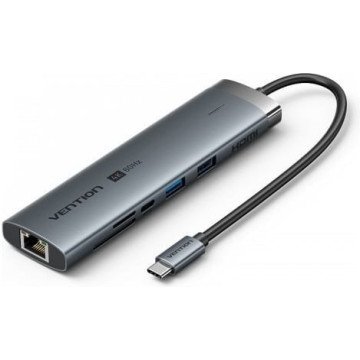 Vention USB-C 9-in-1 4K 60Hz 100W docking station Vention USB-C 9-in-1 4K 60Hz 100W docking station