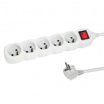 Esperanza ELK214W power extension 1.5 m 5 AC outlet(s) Indoor White Esperanza ELK214W power extension 1.5 m 5 AC outlet(s) Indoor White
