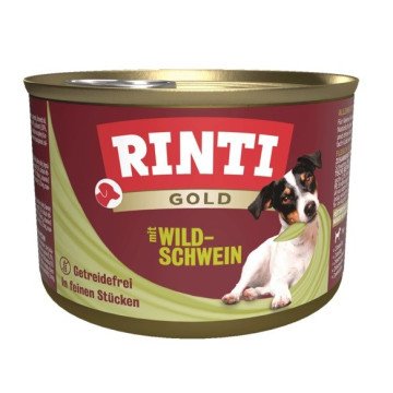 RINTI Gold Wild boar - wet dog food - 185g