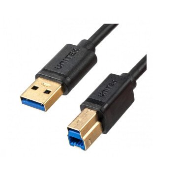 Unitek C14095BK USB-A to USB 3.0 Printer Cable, 2m Unitek C14095BK USB-A to USB 3.0 Printer Cable, 2m