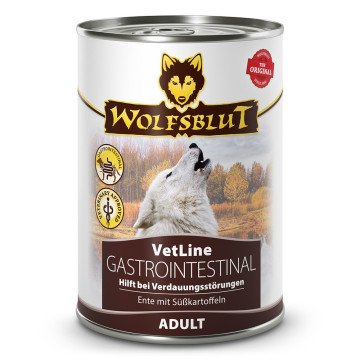 WOLFSBLUT VetLine Gastrointestinal Duck - wet dog food - 395g WOLFSBLUT VetLine Gastrointestinal Duck - wet dog food - 395g