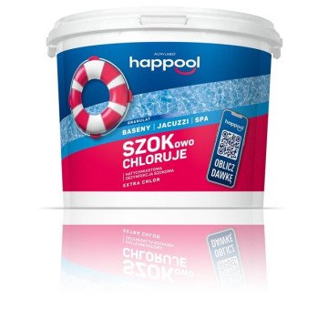Acrylmed EXTRA CHLOR Granules for controlling bacteria, fungi and algae in swimming pool water, 3 kg