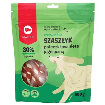 MACED Skewer lamb stick - Dog treat - 500g MACED Skewer lamb stick - Dog treat - 500g