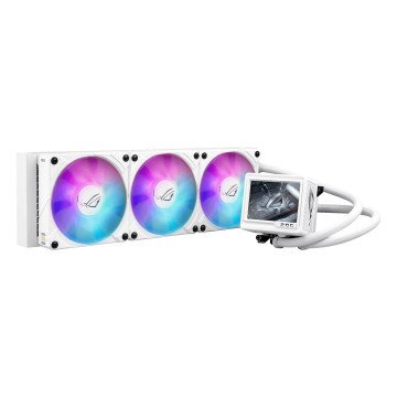ASUS ROG RYUJIN III 360 ARGB EXTREME WHT Processor All-in-one liquid cooler 12 cm White 1 pc(s) ASUS ROG RYUJIN III 360 ARGB EXTREME WHT Processor All-in-one liquid cooler 12 cm White 1 pc(s)