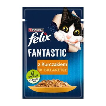 FELIX Fantastic with chicken in jelly - wet cat food - 85g FELIX Fantastic with chicken in jelly - wet cat food - 85g