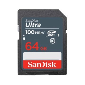 SanDisk Ultra memory card 64 GB SDXC UHS-I Class 10 SanDisk Ultra memory card 64 GB SDXC UHS-I Class 10