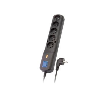 Power strip Lestar LV-530W 5W black 3M Power strip Lestar LV-530W 5W black 3M