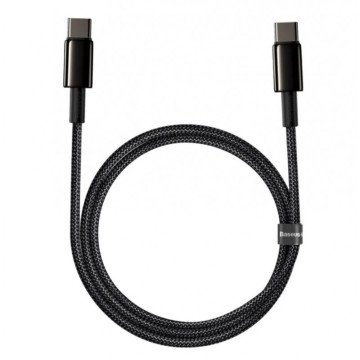 Baseus CATWJ-01 USB cable 1 m USB C 100 W Black Baseus CATWJ-01 USB cable 1 m USB C 100 W Black
