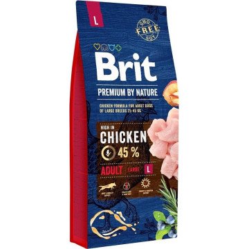 BRIT Premium by Nature Junior L Chicken - dry dog food - 15 kg BRIT Premium by Nature Junior L Chicken - dry dog food - 15 kg