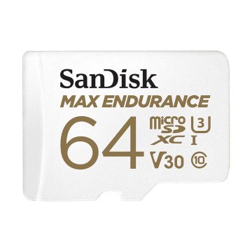SanDisk Max Endurance 64 GB UHS-I Class 10 MicroSDXC Memory Card SanDisk Max Endurance 64 GB UHS-I Class 10 MicroSDXC Memory Card
