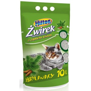 HILTON bentonite clumping forest cat litter - 10 l HILTON bentonite clumping forest cat litter - 10 l