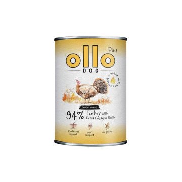 OLLO Plus Collagen Mono Turkey - wet dog food - 800g OLLO Plus Collagen Mono Turkey - wet dog food - 800g