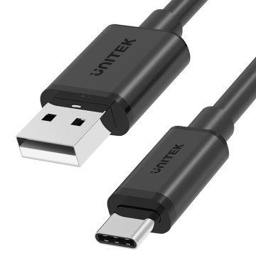 UNITEK KABEL USB USB-A — USB-C 50CM, Y-C481BK BLACK UNITEK KABEL USB USB-A — USB-C 50CM, Y-C481BK BLACK