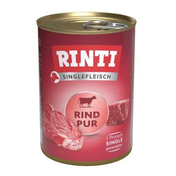 RINTI Singlefleisch Pur Beef - wet dog food - 400g
