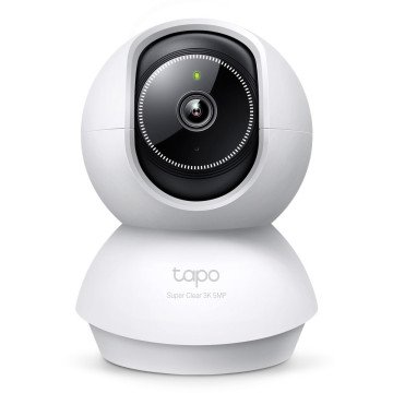 TP-Link Tapo Pan/Tilt AI Home Security Wi-Fi Camera SPEC: 3K 5MP (2880×1620), 2.4 GHz, Horizontal 360º