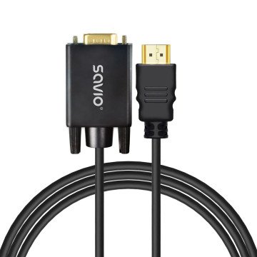 Savio Cl-197 HDMI cable HDMI Type A (Standard) Black Savio Cl-197 HDMI cable HDMI Type A (Standard) Black