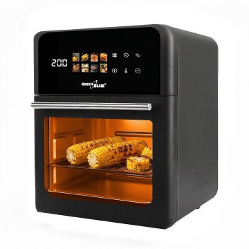 GreenBlue AIR FRYER Oil-Free Air Fryer, 1800W, 10L capacity, 8 programs, accessories, timer, GB950 GreenBlue AIR FRYER Oil-Free Air Fryer, 1800W, 10L capacity, 8 programs, accessories, timer, GB950