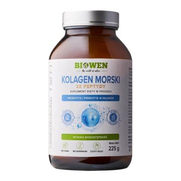 BIOWEN Marine Collagen 3x Peptides – food supplement for humans – 225g BIOWEN Marine Collagen 3x Peptides – food supplement for humans – 225g