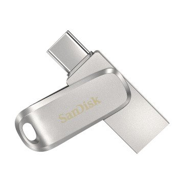 SanDisk Ultra Dual Drive Luxe USB flash drive 512 GB USB Type-A / USB Type-C 3.2 Gen 1 (3.1 Gen 1) Stainless steel SanDisk Ultra Dual Drive Luxe USB flash drive 512 GB USB Type-A / USB Type-C 3.2 Gen 1 (3.1 Gen 1) Stainless steel