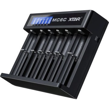Battery charger Li-ion XTAR MC6C Battery charger Li-ion XTAR MC6C