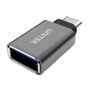 UNITEK Y-A025CGY cable interface/gender adapter USB Type-C USB Type-A Metallic UNITEK Y-A025CGY cable interface/gender adapter USB Type-C USB Type-A Metallic